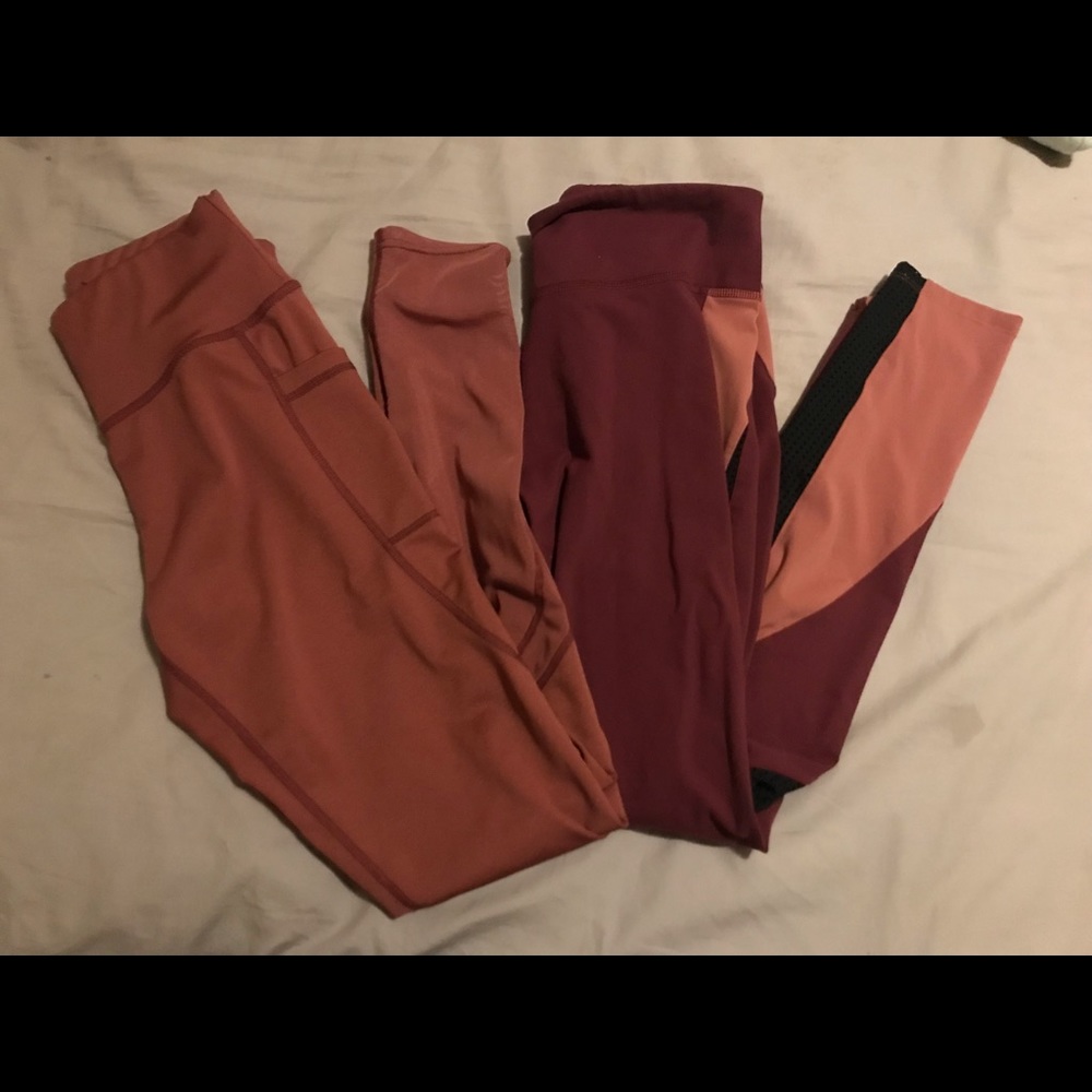 purple leggings bundle